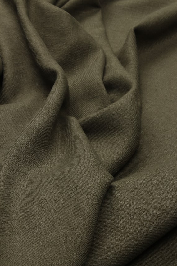 PAULA -pellava tummanvihreä