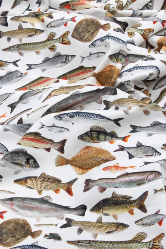 JÄRVIKALAT -trikoo valkoinen