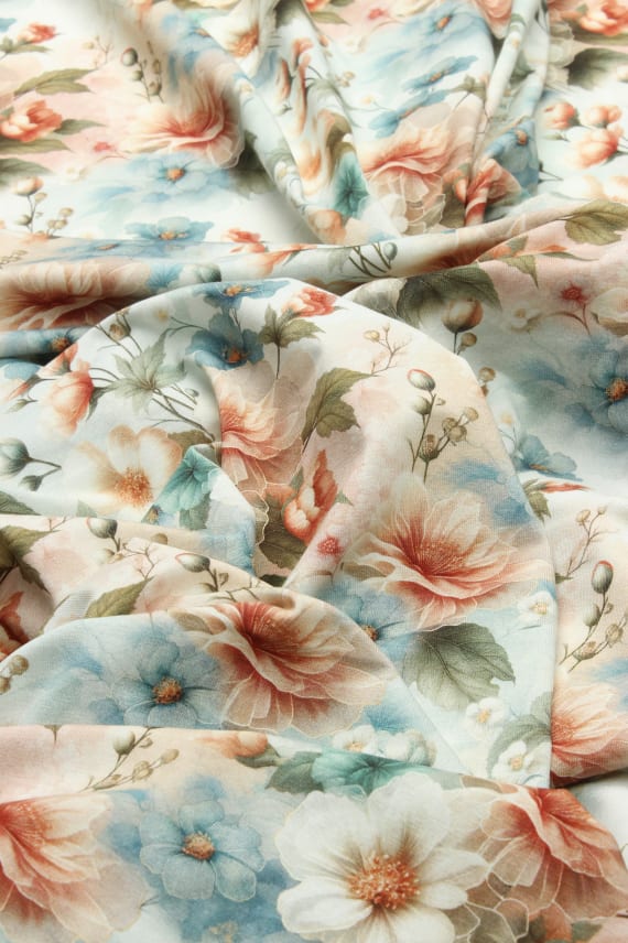 DREAM FLOWERS -trikoo vaaleaturkoosi