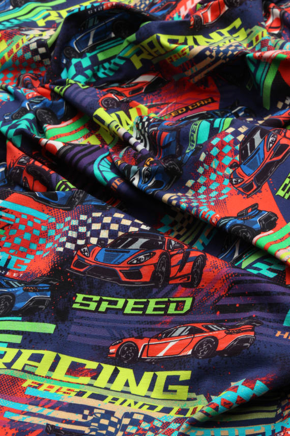 RACE CARS -trikoo kirjava