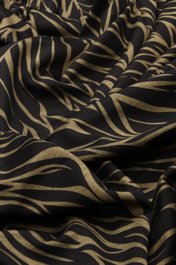 ZEBRA VIBES -neulos tummanvihreä