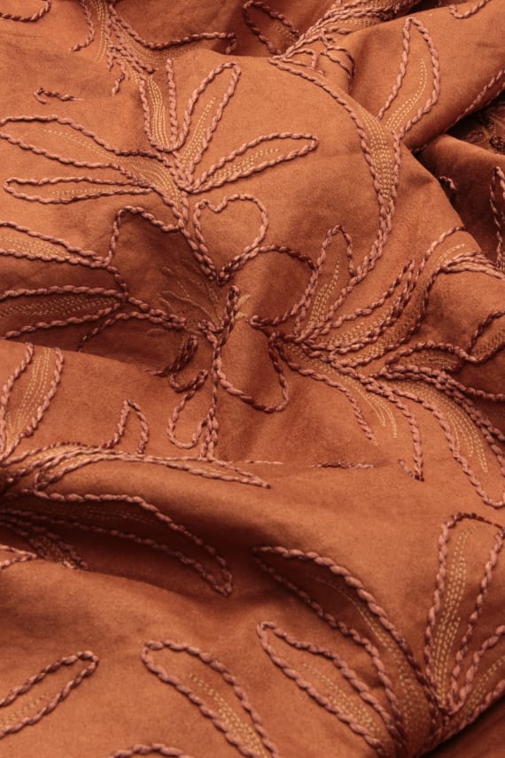 FLOWER SUEDE -scuba terra
