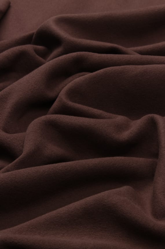 PUUVILLAFLEECE tummanruskea