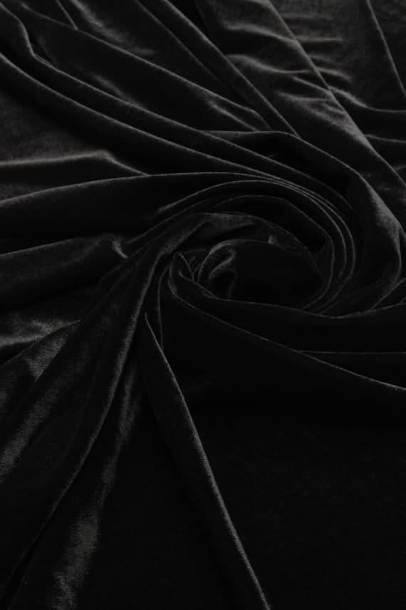 SHINE -samettitrikoo musta