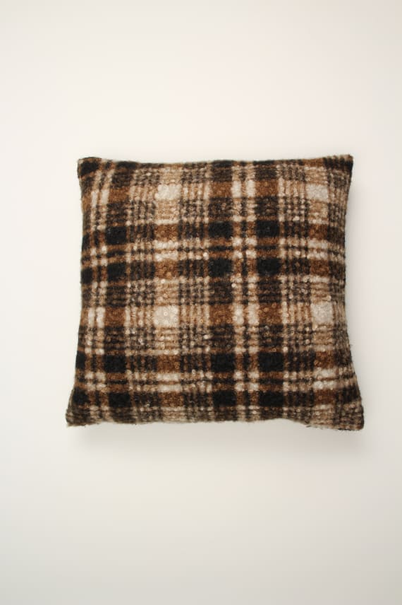 RUSKA RUUTU -tyynynpäällinen ruskea