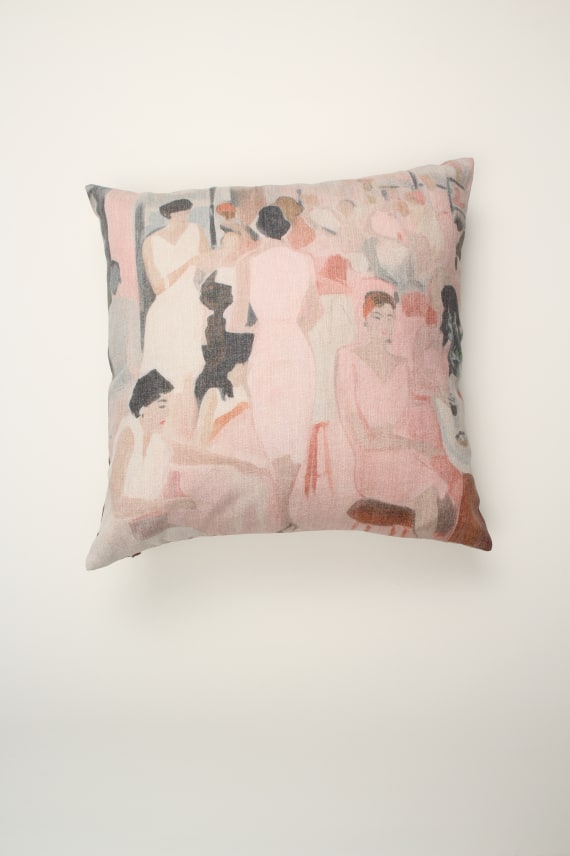 JUHLA -tyynynpäällinen vaaleanpunainen