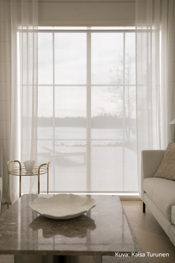 HR7 EXK SCREEN 5%, 250/300cm valkoinen