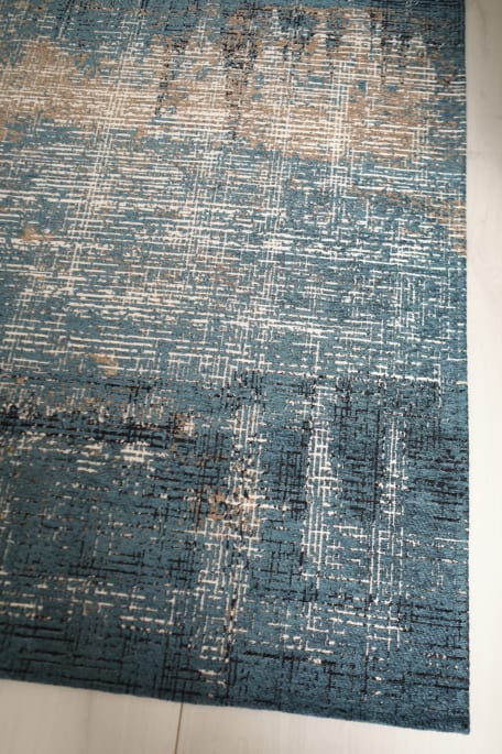 PIIRTO -matto 160x230 sininen