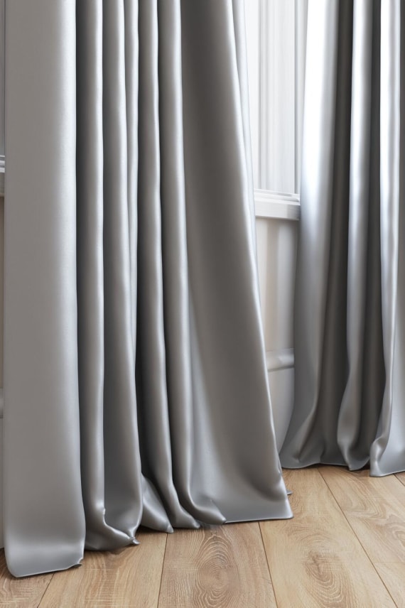 SLEEK -satiini harmaa