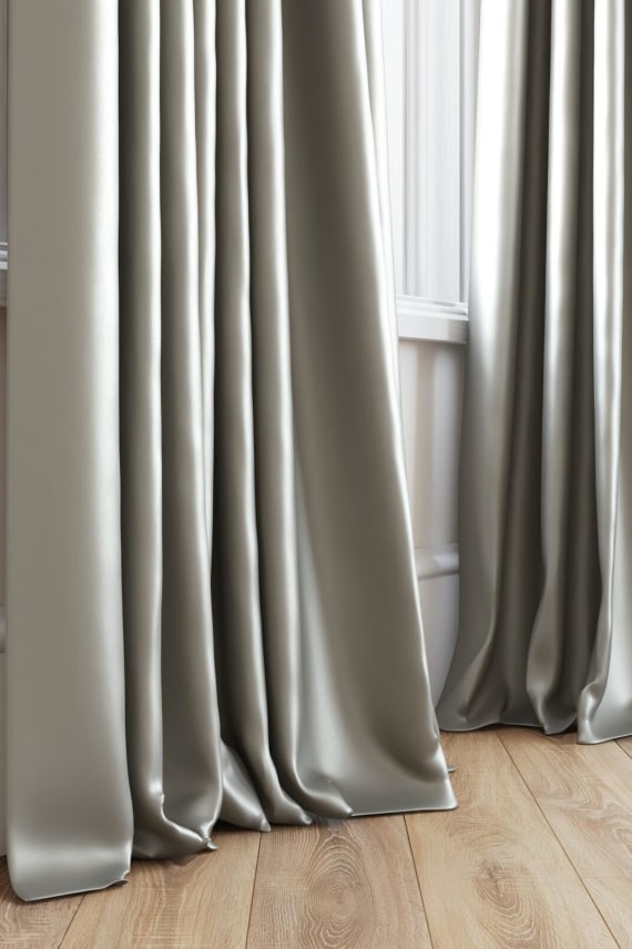 SLEEK -satiini harmaa