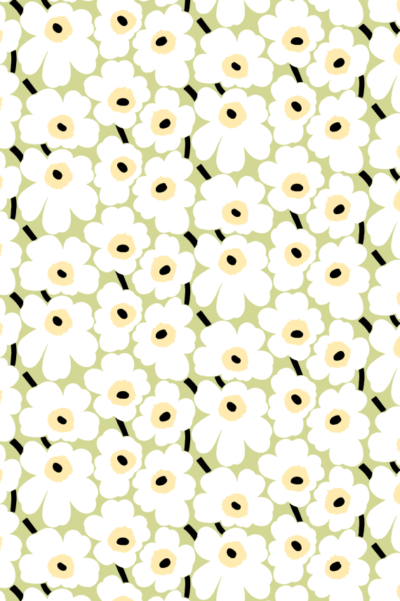 PIENI UNIKKO -puuvillakangas vihreä