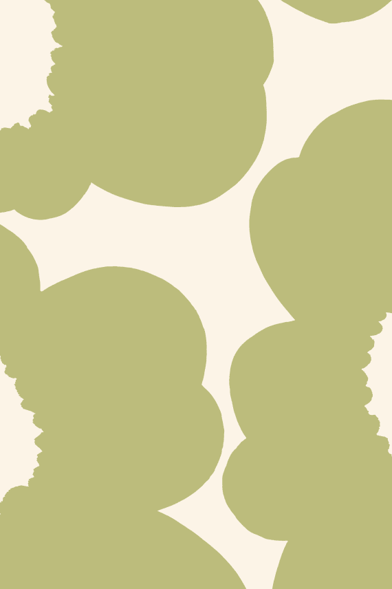 ISO UNIKKO -puuvillasatiini vihreä