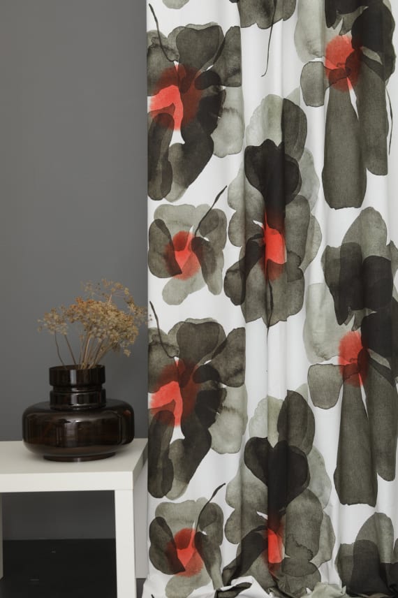 VALSSI -puuvillakangas tummanvihreä