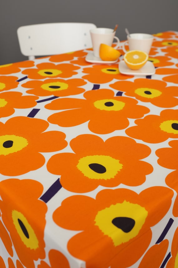 PIENI UNIKKO akryylipinnoitettu puuvilla oranssi