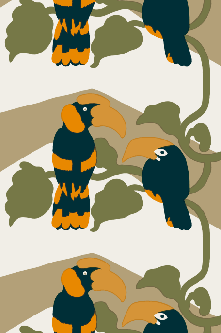 PEPE- puuvillakangas oranssi