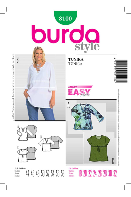 BURDA-8100 vihreä