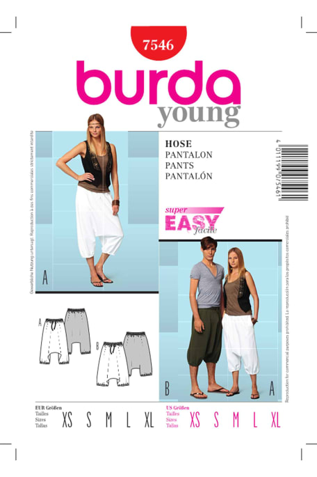 BURDA-7546 punainen