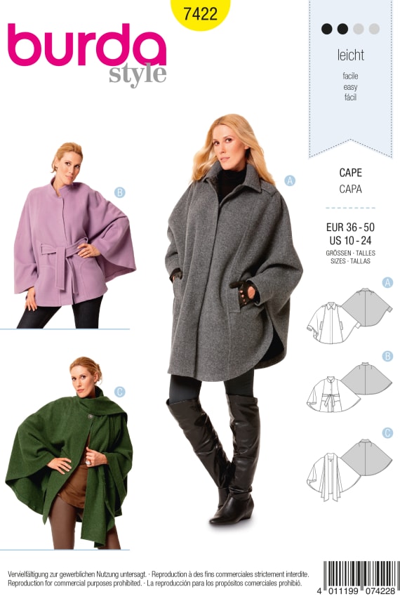 BURDA-7422 keltainen