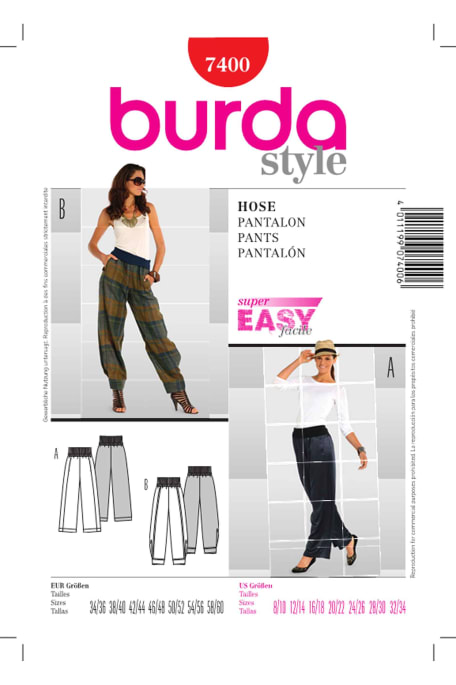 BURDA-7400 punainen