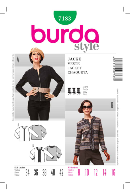 BURDA-7183 vihreä