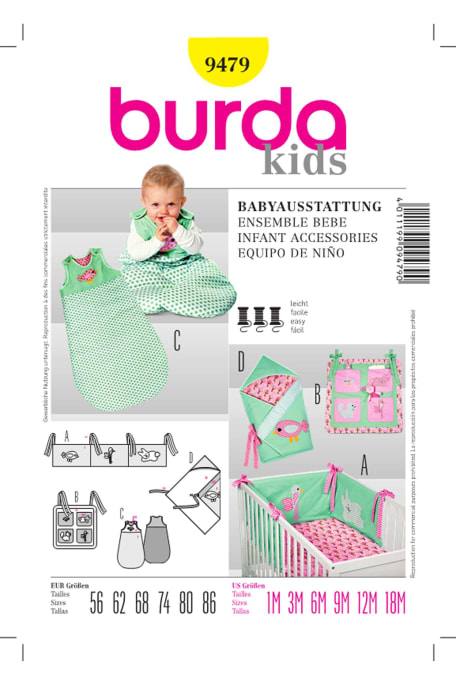 BURDA-9479 keltainen