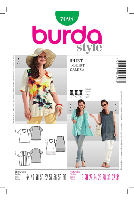BURDA-7098 vihreä