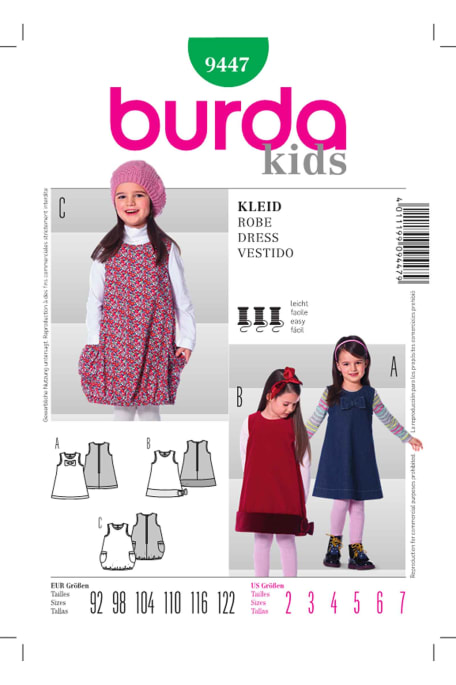 BURDA-9447 C vihreä