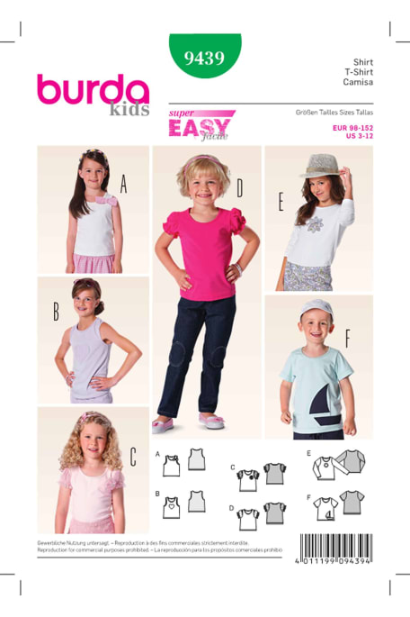 BURDA-9439 C vihreä