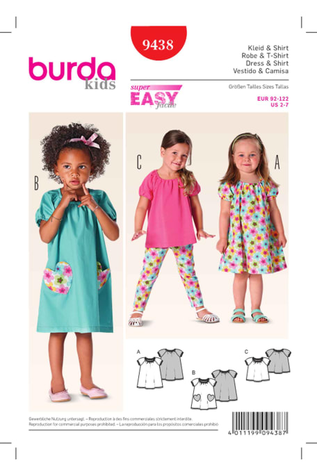 BURDA-9438 punainen