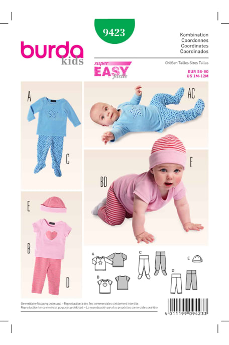BURDA-9423 C vihreä