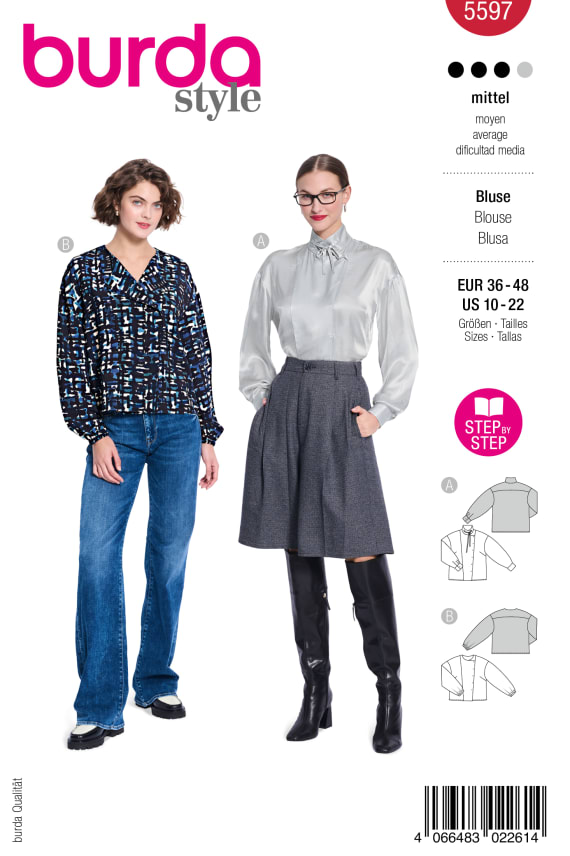 BURDA-5597 punainen