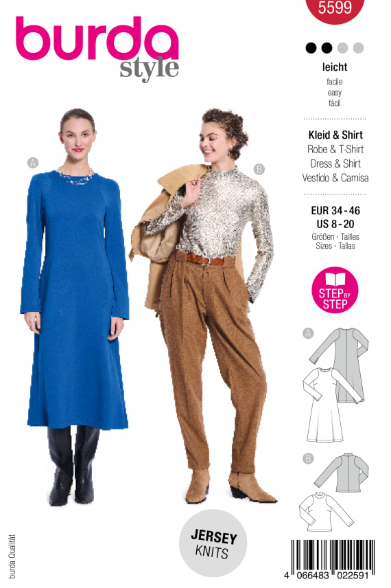 BURDA-5599 punainen