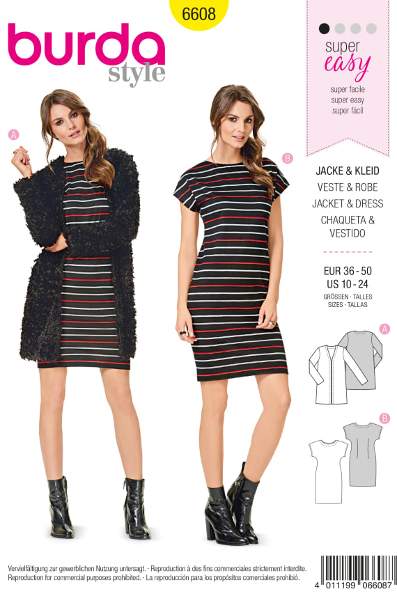 BURDA-6608 keltainen