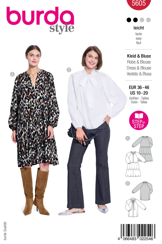 BURDA-5605 punainen