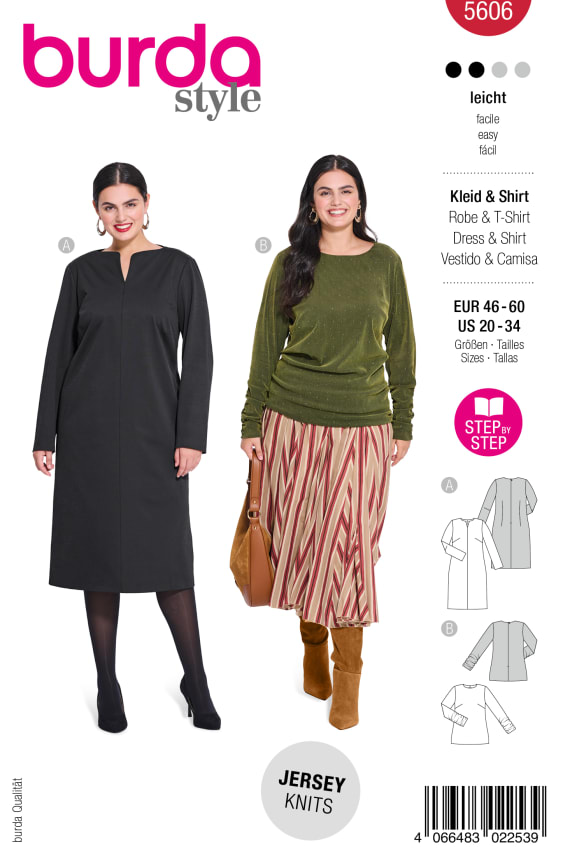 BURDA-5606 punainen