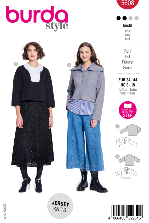 BURDA-5608 punainen
