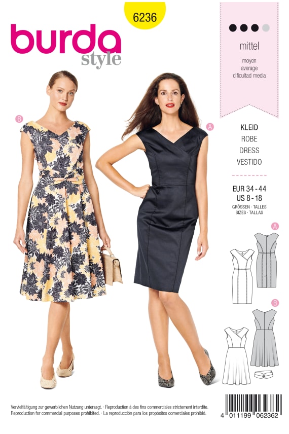 BURDA-6236 keltainen