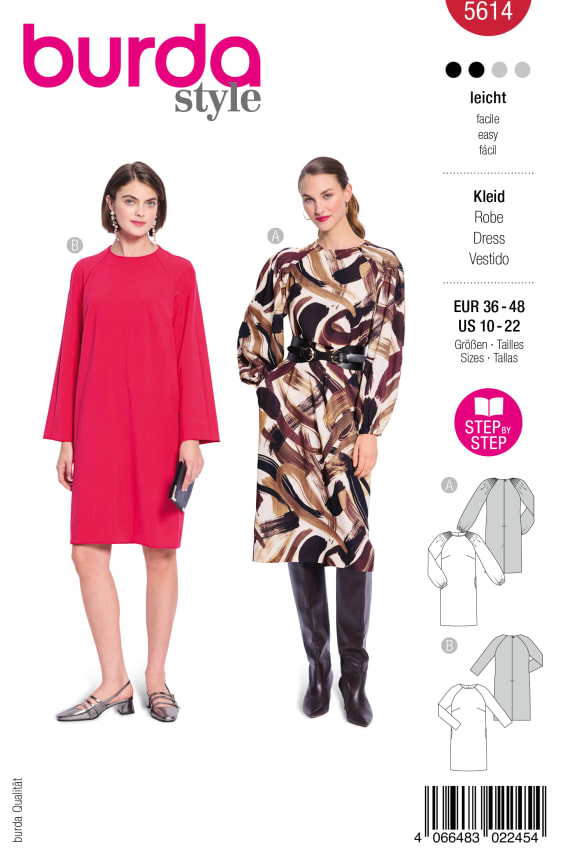 BURDA-5614 punainen