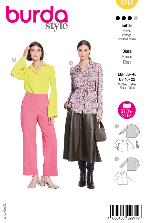 BURDA-5615 keltainen