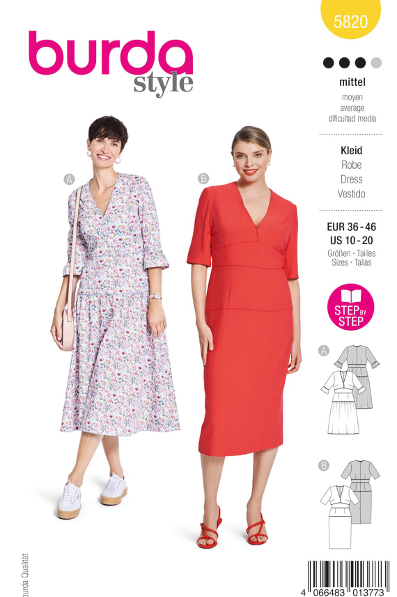 BURDA-5820 keltainen