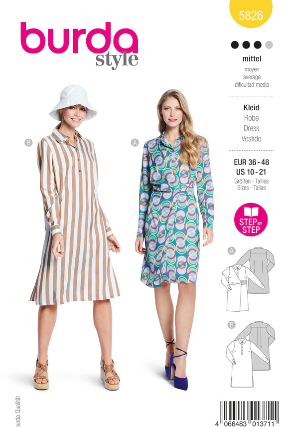 BURDA-5826 keltainen