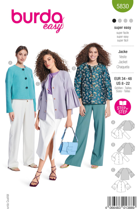 BURDA-5830 vihreä