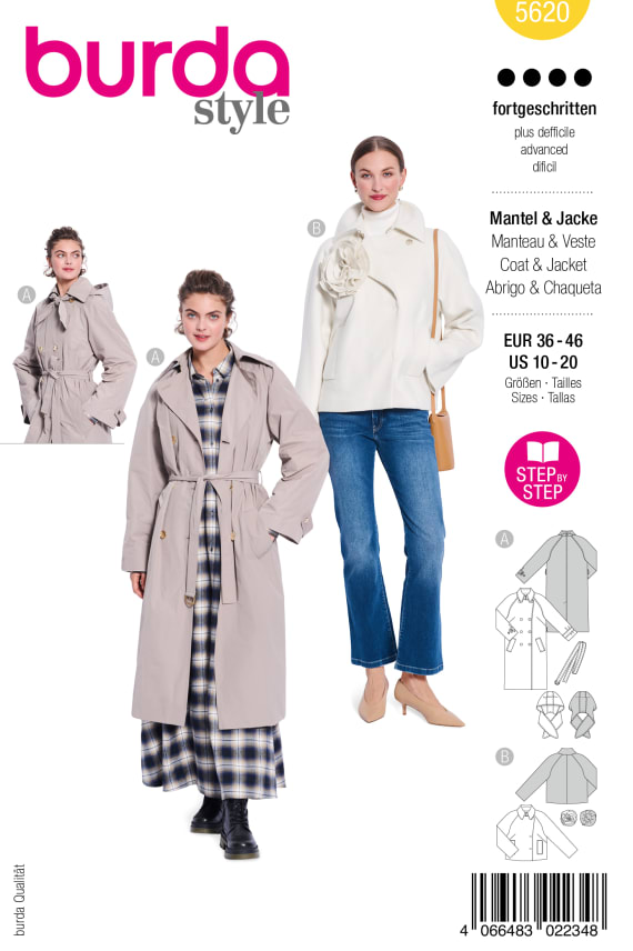BURDA-5620 keltainen