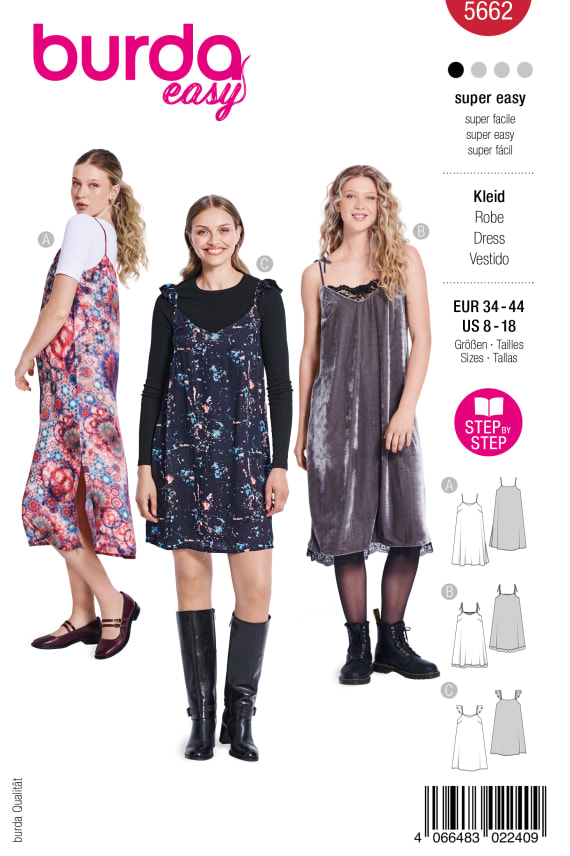 BURDA-5662 punainen
