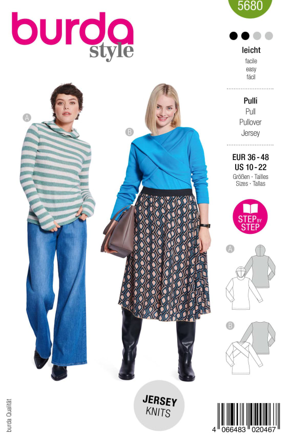 BURDA-5680 vihreä