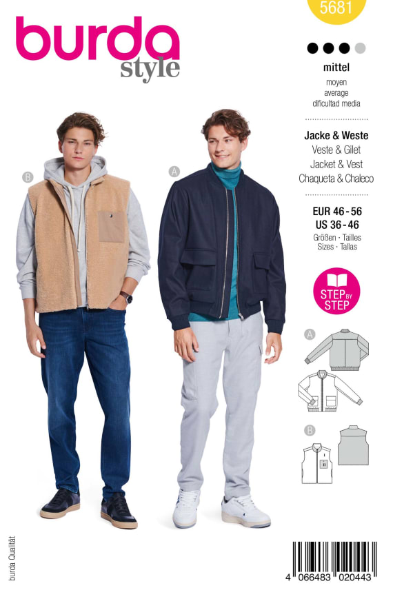 BURDA-5681 keltainen