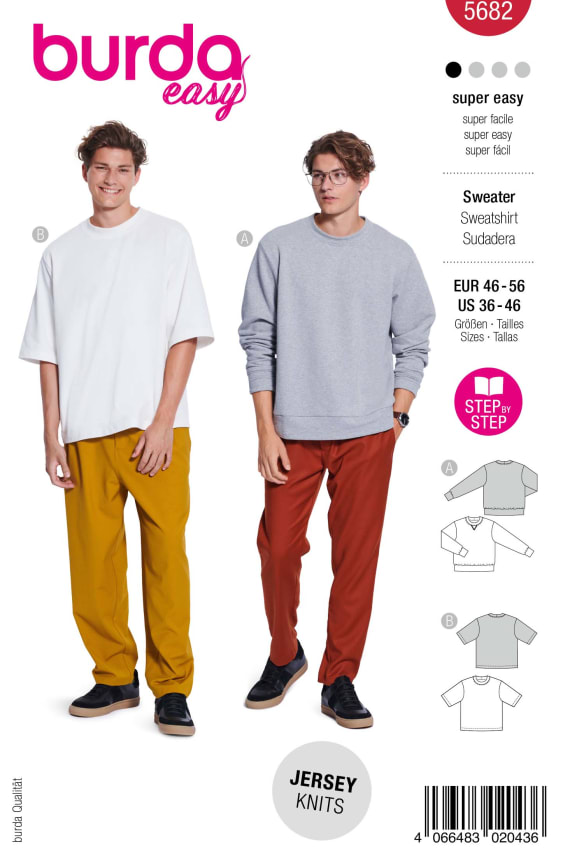 BURDA-5682 punainen