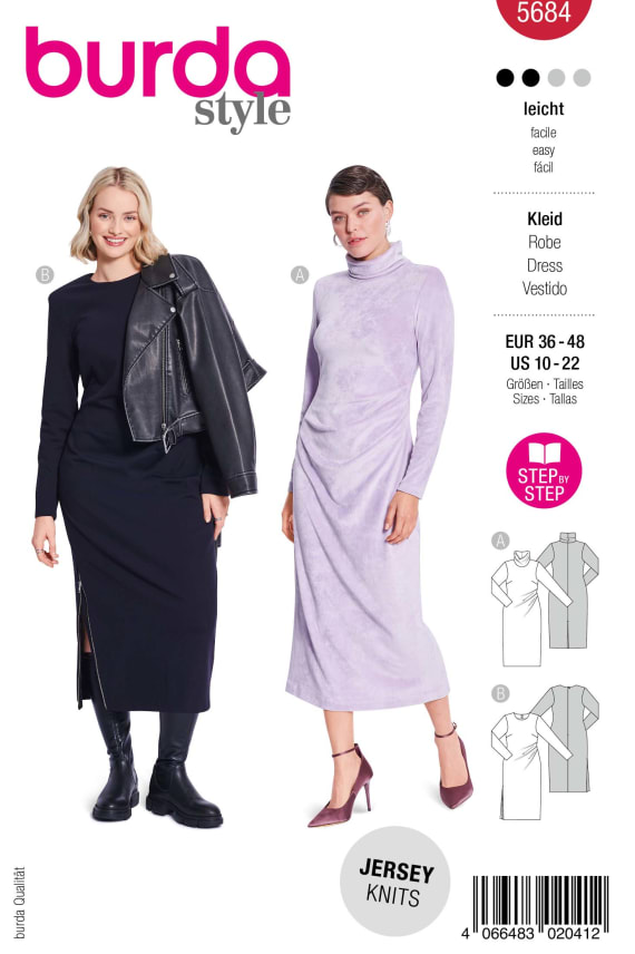 BURDA-5684 punainen