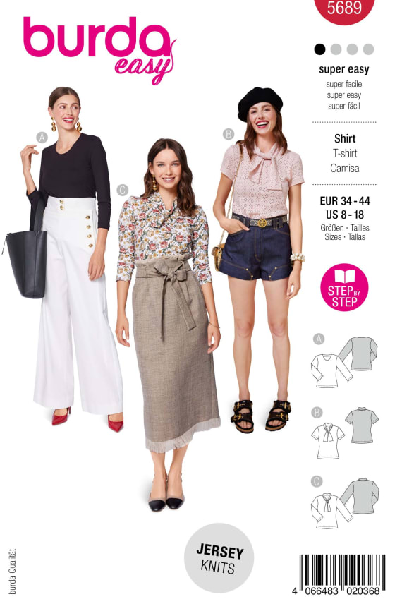 BURDA-5689 punainen