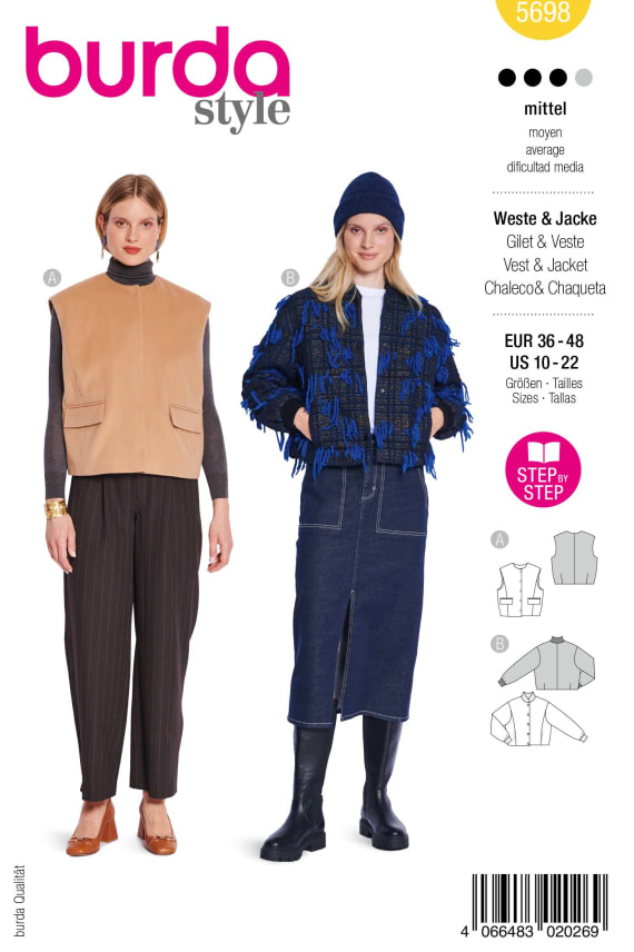 BURDA-5698 keltainen
